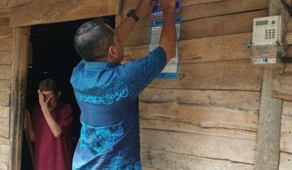 Jelang Pemutakhiran DTSEN, Pemkab Bojonegoro Tandai Rumah Penerima Bansos