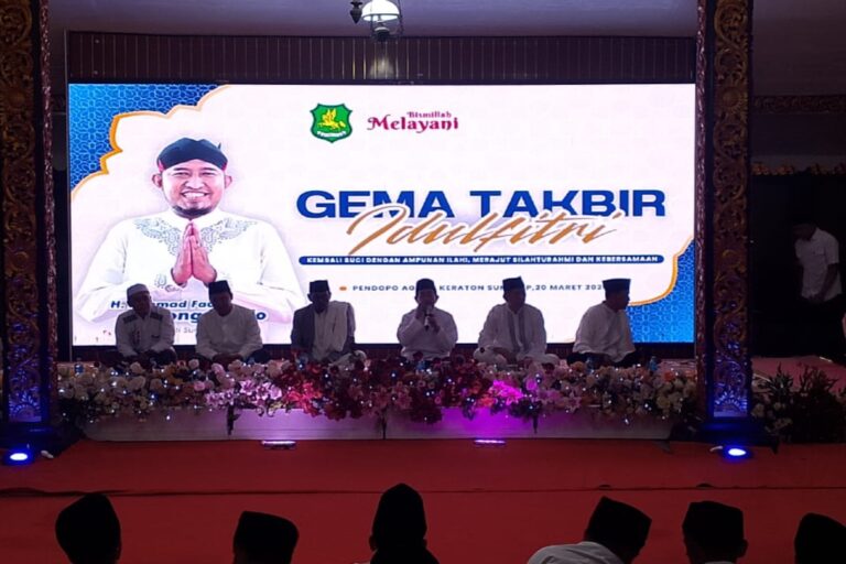 Sambut Idul Fitri, Pemkab Sumenep Gelar Gema Takbir dan Santunan Anak Yatim