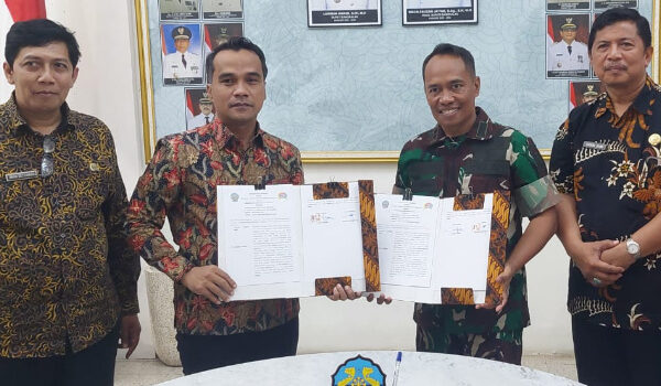 Pemkab Bangkalan dan Kodim 0829 Teken MoU Program TMMD