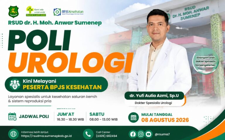 RSUD Sumenep Tambah Poli Urologi, Layanan Spesialis Kini Bisa Dinikmati Peserta BPJS