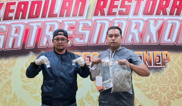 Satresnarkoba Polresta Sumenep Tangkap Pria Bawa Sabu