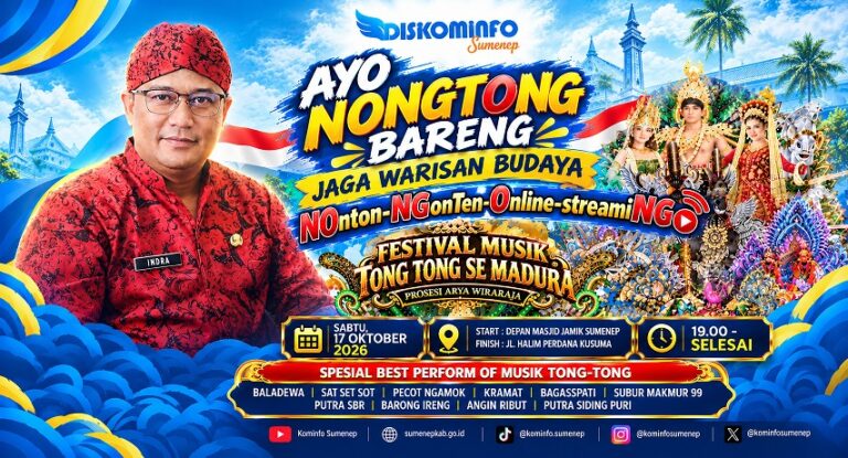 Diskominfo Sumenep Ajak Anak Musa Nontong Bareng, Promosikan Musik Tong-Tong di Ruang Digital