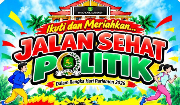 Jalan Sehat Politik DPRD Sumenep Digelar 18 Oktober, Ada Hadiah Motor